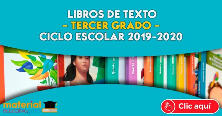 Libros de texto – Tercer Grado – Ciclo escolar 2019-2020