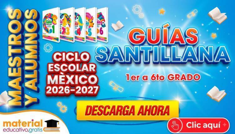 guias santillana para el alumno y maestro 2026-2027