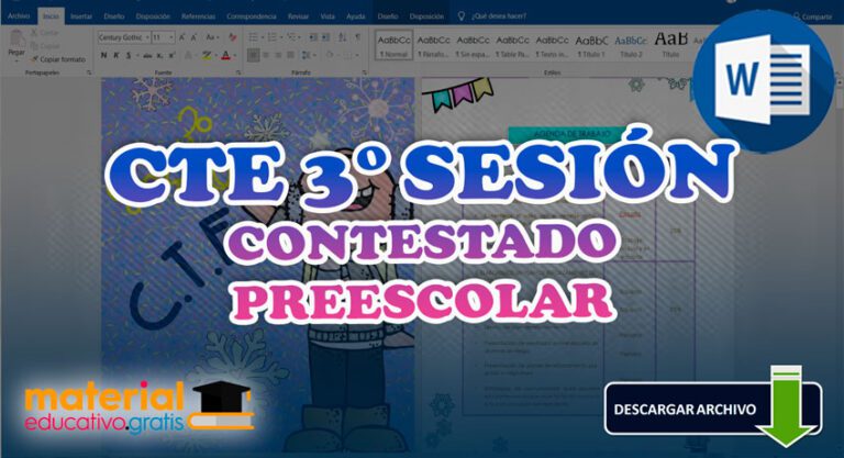 PRODUCTOS CONTESTADOS CTE 3° SESIÓN CONTESTADO PREESCOLAR