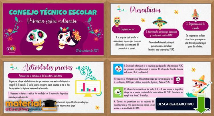 Productos contestados de la primera sesión ordinaria del consejo técnico escolar ciclo escolar 2021 – 2022