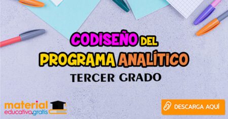 Codiseño del programa analítico 3er grado