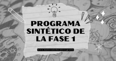 PROGRAMA SINTÉTICO DE LA FASE 1