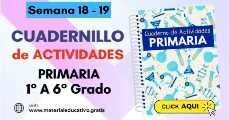 Cuadernillos de Actividades para las semanas 18 y 19