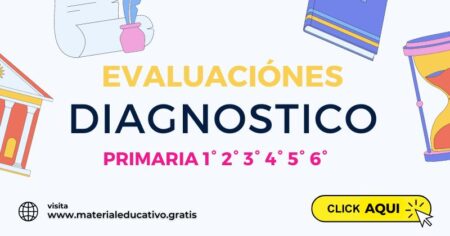 📙EVALUACIÓNES de DIAGNÓSTICA PARA PRIMARIA 2023-2024🔥