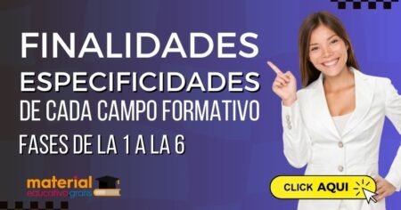 FINALIDADES Y ESPECIFICIDADES DE CADA CAMPO FORMATIVO
