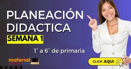 PLANEACION DIDACTICA SEMANA 1 PARA PRIMARIA