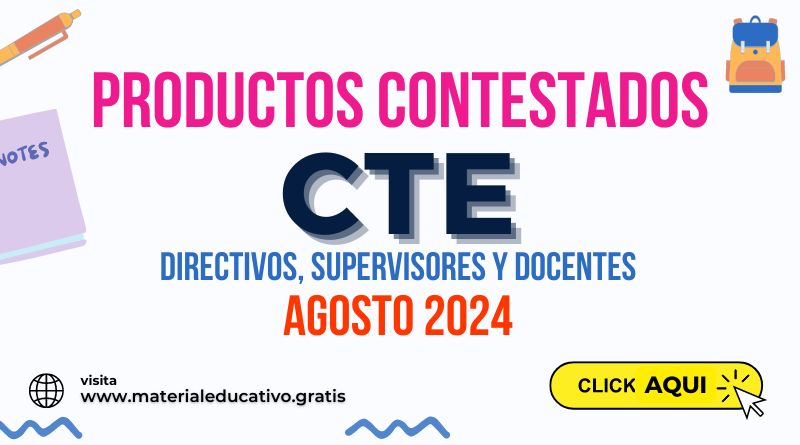 🚀PRODUCTOS CONTESTADOS de la FASE INTENSIVA DE CTE, Directivos