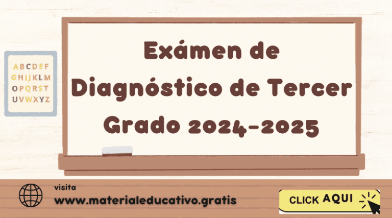 Examen De Diagnostico De Tercer Grado De Primaria materialeducativo.gratis