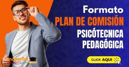 Formato del Plan de comisión Psicótecnica Pedagógica