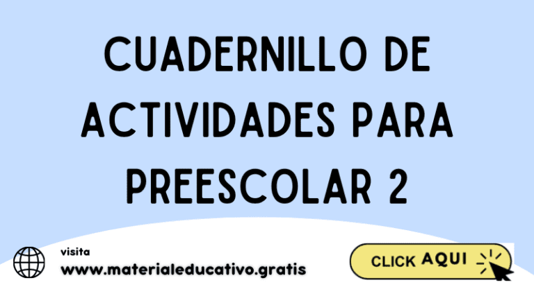 Cuadernillo de Actividades para Preescolar 2