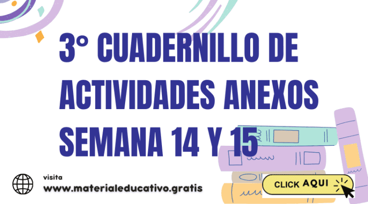 3° Cuadernillo de actividades Anexos Semana 14 y 15