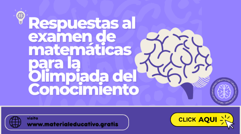 Respuestas De La Olimpiada Del Conocimiento 2017 materialeducativo.gratis