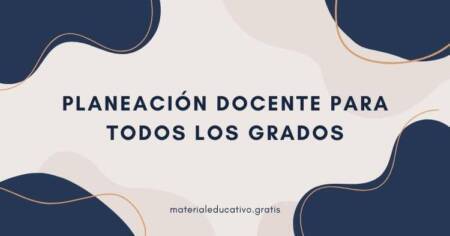 PLANEACIÓN DOCENTE PARA TODOS LOS GRADOS