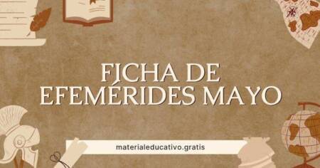 FICHA DE EFEMÉRIDES MAYO