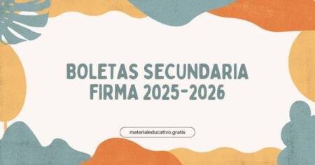 BOLETAS SECUNDARIA FIRMA 2025-2026