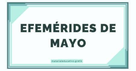 EFEMÉRIDES DE MAYO