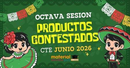 Productos contestados de la octava sesión ordinaria del consejo técnico escolar del ciclo escolar 2025 – 2026